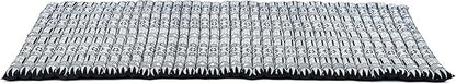 Leewadee - Kapok Roll Mat – Handcrafted Folding Sleep & Relaxation Mattress from Thailand, Ideal as Guest Bed, Camping Mat, Yoga Mat or Traditional Futon, 75 x 39 inches, Black
