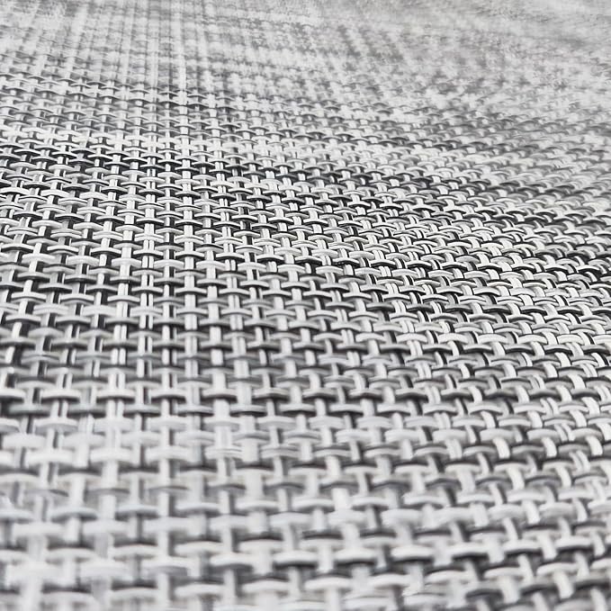 9 Tiles Interlocking Foam Mats 0.4inch Thickness Foam Floor Mats for Home Gym, Fitness, Exercise, Flooring Surface Protection EVA Foam Floor Padding with Border（Black Gray）