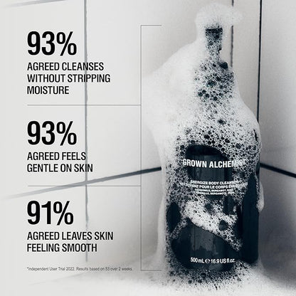 Grown Alchemist Energize Body Cleanser Set (500 ml) + Refill (1L)