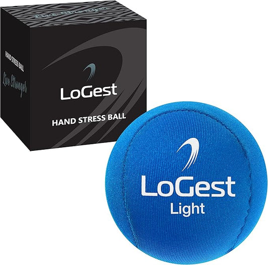 Logest Hand Stress Ball - Stress Reliever and Hand Exercise Ball - Available in 5 Levels