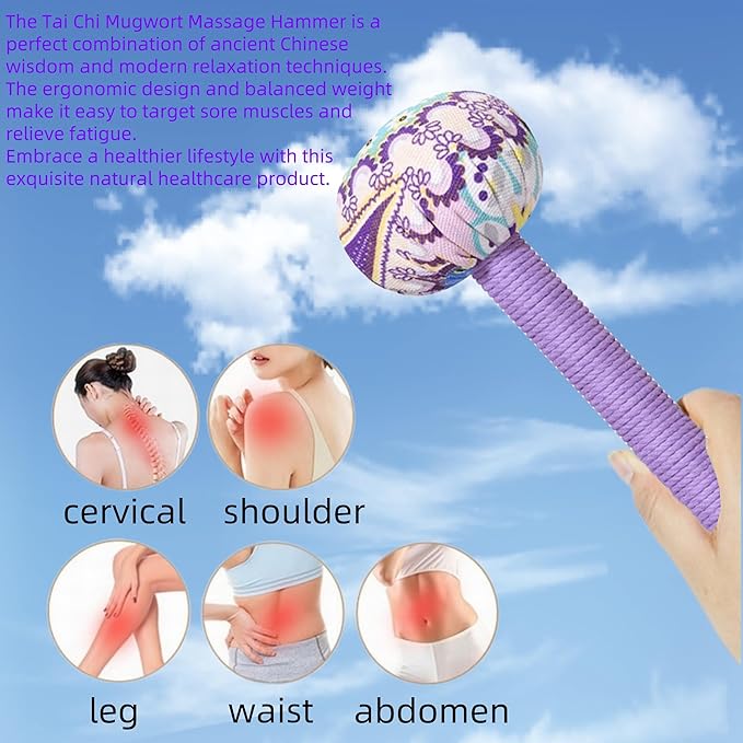 Body Massage Hammer, Massage Tool, Whole Body Muscle Soreness and Fatigue 2P Purple, Pink…