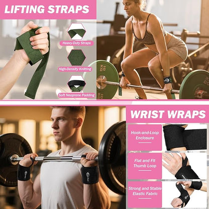 Barbell Pad Set: Hip Thrusts Pad for Squats Weight Lifting Gym Equipment Accessories