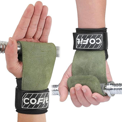 COFIT Wrist Straps for Weightlifting, Workout Wrist Wraps with Dual-Layer Oxford Leather, Enhanced Grip for Optimal Hand and Wrist Protection, Gym Lifting Straps for Deadlift and Powerlifting