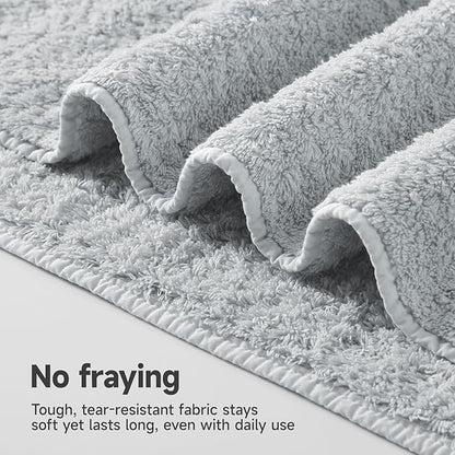 REDKISS Ultra-Plush Bath Towel Set - 900GSM Premium Thick Cotton for Bathroom & Spa, Super Absorbent Bath Sheets with No Shedding (2-Piece Bath Twoel Set for Adults, Luxury Hotel & Home Use)-Blue lime