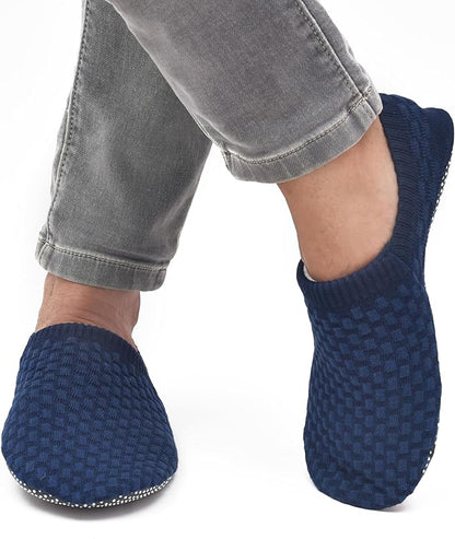 Anti Skid Non Slip Slipper Socks Men Grippy Socks Woman Yoga Pilates Barre Hospital Old Age | 2 Pairs, L/XL/XXL