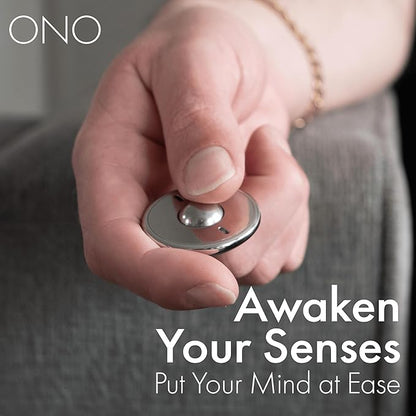ONO Scroller- Handheld Fidget Toy for Adults | Help Relieve Stress, Anxiety, Tension | Promotes Focus, Clarity | Compact, Portable Design (Scroller Natural SS)