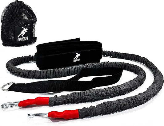 Kbands Speed Reactive Stretch Cord - Adjustable Belt, Anchor Strap, Dual Resistance Cord, Overspeed Accelerator, Vertical FX