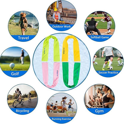 4 Pack Microfiber Gym Towels Set for Sports Fitness, Yoga, Workout, Exercise, Tennis, Super Soft and Quick-Drying Towels for Men Women (40inch X 12inch)
