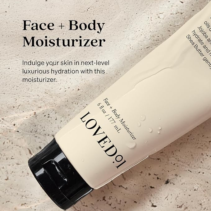 Face & Body Moisturizer, John Legend Skincare, Fragrance-Free, Daily Hydrating Cream, Deeply-Moisturizing & Non-Greasy Formula with Shea Butter, 2-Pack (6 oz each)