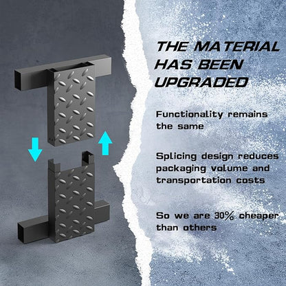 Steel Calf Raise Bar with Modular Design, Standing Calf Raise Machine for Home Gym, Ideal for Calf Stretching, Squat, Foot Stretch, High Capacity Anti-Slip Solid Calf Block