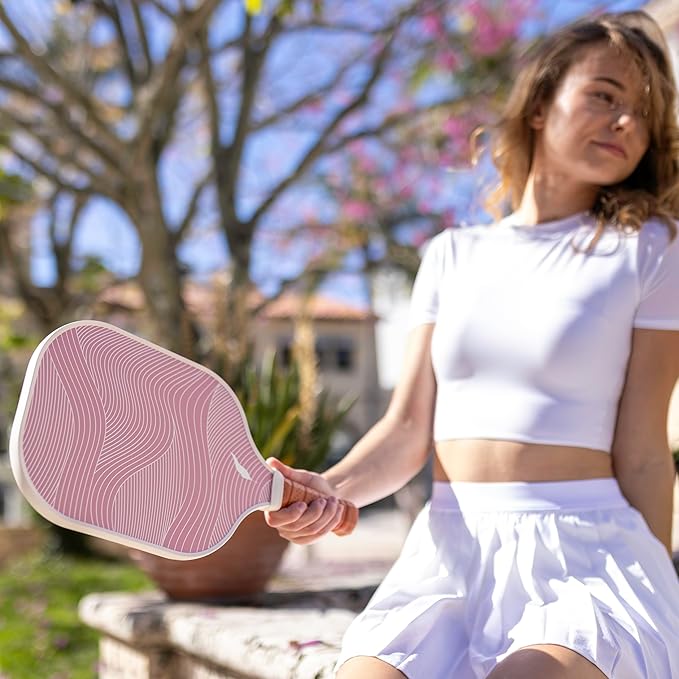 Inscribe Premium Pickleball Paddle – Lightweight, Durable Honeycomb Core, Vibrant Fiberglass Surface, Comfort Grip & Stylish Canvas Cover – Premium Pickleball Gear for Fun & Casual Play