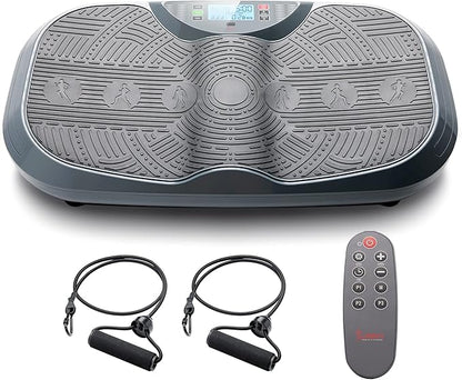 Sunny Health & Fitness Fitboard Vibration Platform Exercise Machine with Multiple Speed Settings and Vibration Modes for Multipurpose Workouts