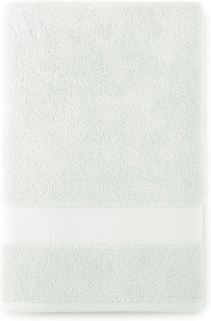 Peacock Alley Diamond 6 Piece Towel Set - Luxurious 100% Long-Staple Turkish Cotton - Soft, Absorbent & Fast Drying, Sage