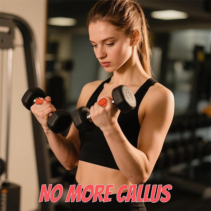 Gym Grips for Hand Protection – Anti-Slip Silicone Palm Protectors, Calluses Protection for Versatile Workouts & Strength Training, Lightweight & Portable (LGBTQ+ Friendly, No Sweaty)