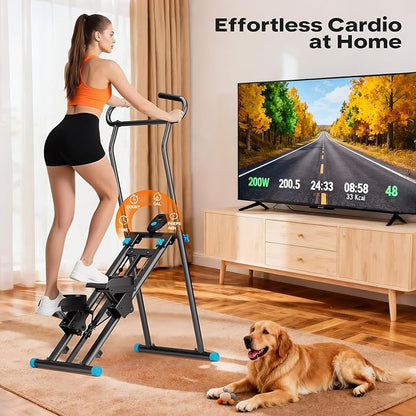 Stair Stepper for Home Gym, 2025 Upgrade Stair Climber w/ 3-Level Resistance & Height, Non-Slip Pedals, Digital Tracker & Phone Holder Home Exercise Machine for Women Men