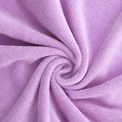 Microfiber Gym Towels Bigger Size Super Soft for Exercise Fitness, Sports, Workout, 380-GSM 15-Inch x 31-Inch Quick-Drying Towels (3 Pack, Pure Purple)