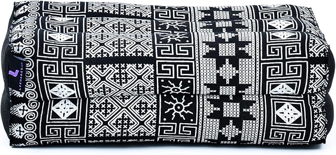 Leewadee Yoga Block – Floor Cushion for Yoga Practice, Meditation Seat Cushion for Workouts Filled with Kapok