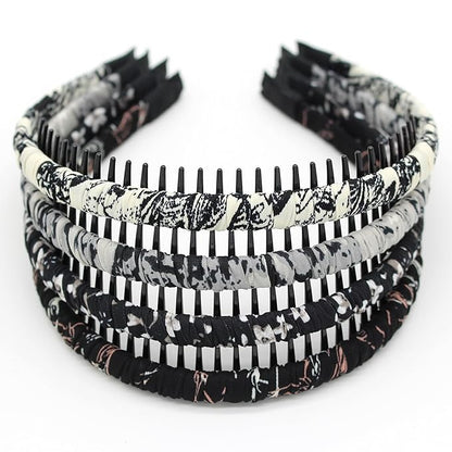 hair bands for women's hair,plastic headbands for women,fashion hair accessories Suitable Daily Use,Spa,Parties and Yoga(pack of 4)