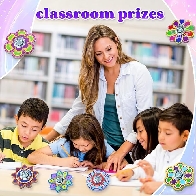 40Pcs Funny Sensory Fidget Toys for Spinner Mini,Birthday Gifts Goodie Bag Stuffers Party Favors Supplies for Kids Boys Girls Teens Adults Anxiety ADHD Stress Relief,Treasure Box Toy Classroom Prizes