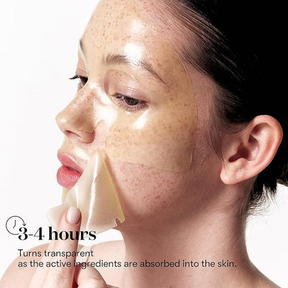 VT COSMETICS Vita-Light Reedle Shot 100 2-Step Hydrogel Mask(34.5gx4ea), Intensive Glowing, Exosome Glutathione Face Mask, Overnight Melting Mask, Korean Facial Mask