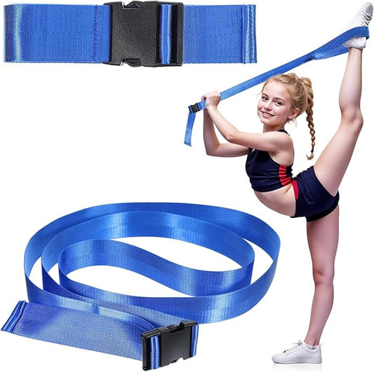Physical Therapy Strap, Extremity Mobilization Belt, Manual Traction Strap, Adjustable Stretch Straps for Stretching Yoga Leg Shoulder Exercise (Blue)