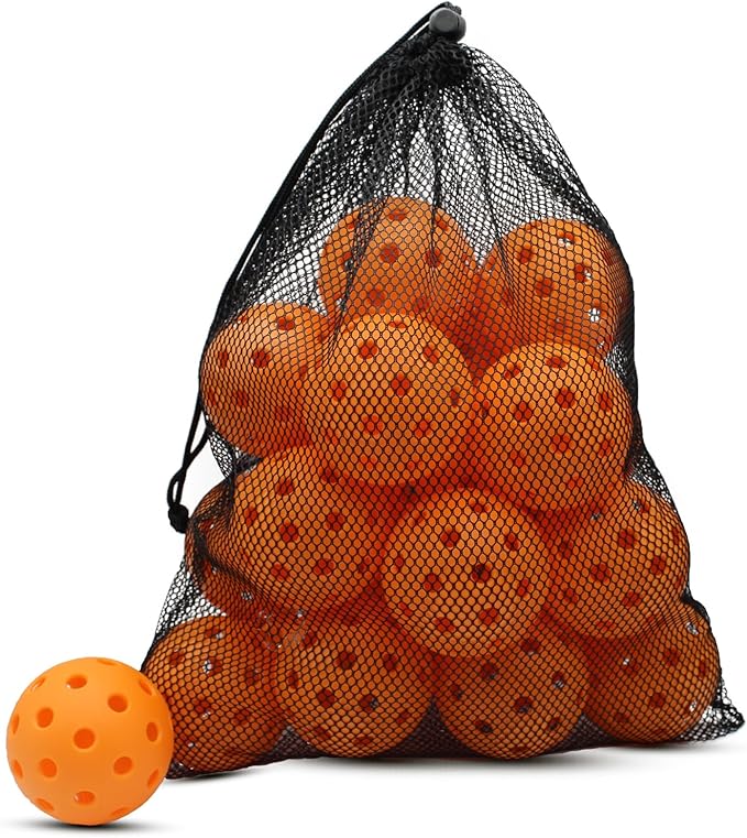 Magicorange Pickleball Balls, 20 Pack USAPA Approved Outdoor Pickleballs, High Elasticity & Durable Pickle Balls