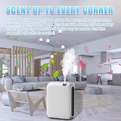 Waterless Diffuser for Home, Scent Air Machine for Home with Bluetooth-Connected 200ML, Whole House Air Freshener, Hotel Collection Diffuser for Large Room, Office, Yoga Room, Livingroom