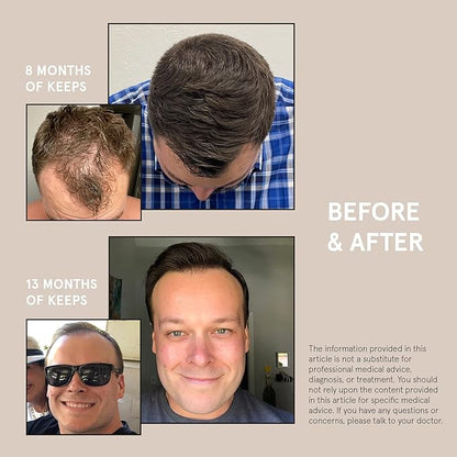 Keeps Hair Loss Conditioner For Men - Mens Conditioner for Fuller, Thicker Looking Hair - Thinning & Hair Growth Product - DHT Blocker - Infused with Biotin, Caffeine & Saw Palmetto - 8 oz