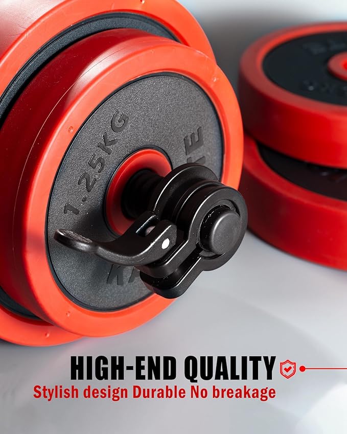 Mini Pro Barbell Clips 1 inch I Multi-Size Adjustable Barbell Collar I 1 inch Barbell ClampsIQuick Release Weight Clips Pair of Locking for Dumbbell Bar