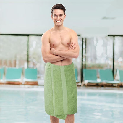 Utopia Towels 6 Pack Medium Bath Towel Set, 24 by 48 Inches, 500 GSM 100% Ring Spun Cotton, Lightweight and Highly Absorbent Quick Drying Premium Towels for Hotel, Spa and Bathroom, Sage Green