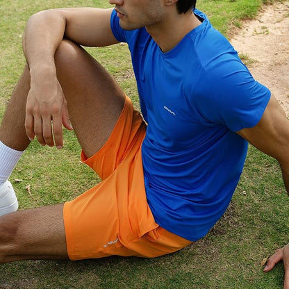 Men's Running Shorts 6" Quick Dry Gym Athletic Workout Shorts for Men with Pockets