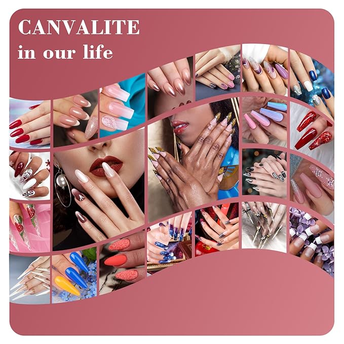 Canvalite 25 PCS Nail File Professional Nail Files Reusable Double Sided Emery Board(80/80 Grit) Nail Styling Tools for Home and Salon Use