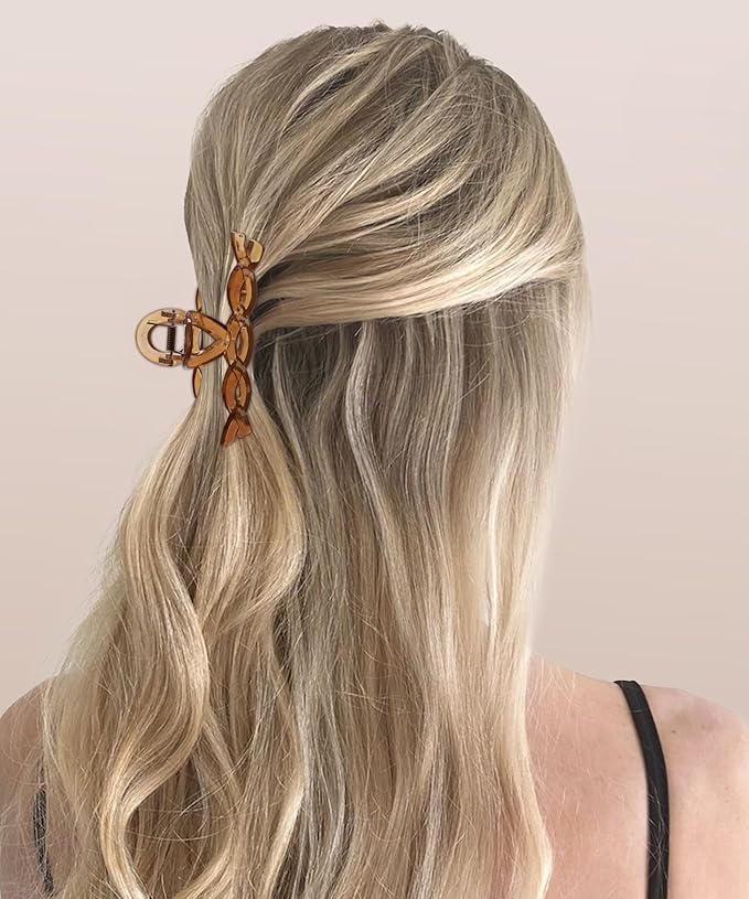 8PCS Hair Clips for Women, Flower Claw Clips for Thick Hair, Non-Slip Hair Accessories with Multi-Styles, Colorful Hair Claw Clips and Variety Pack, Ideal for Girls