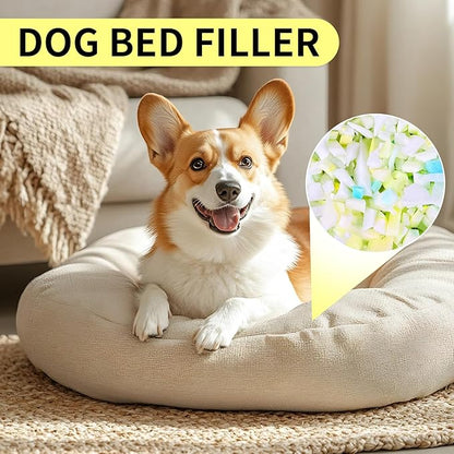 10lbs Shredded Memory Foam Filling for Bean Bag Chair, Premium Beanbag Stuffing High Density Memory Foam Refill