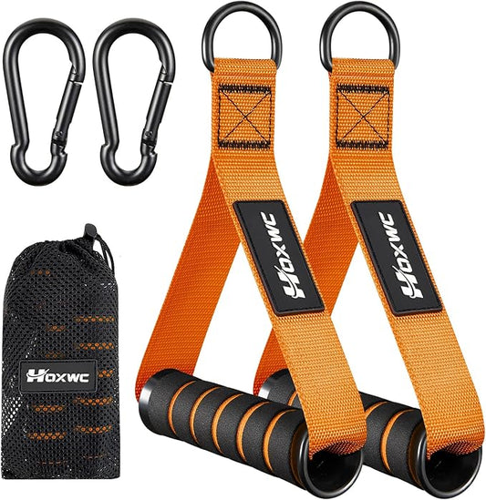Cable Handles Gym Equipment, Heavy Duty Resistance Band Handles, Replacement Exercise Handles for Cable Machine, Pulley System, Strength Trainer, Pull Down Workout, Home Gym Cable Attachments