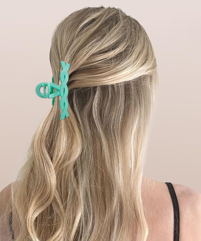8PCS Hair Clips for Women, Flower Claw Clips for Thick Hair, Non-Slip Hair Accessories with Multi-Styles, Colorful Hair Claw Clips and Variety Pack, Ideal for Girls