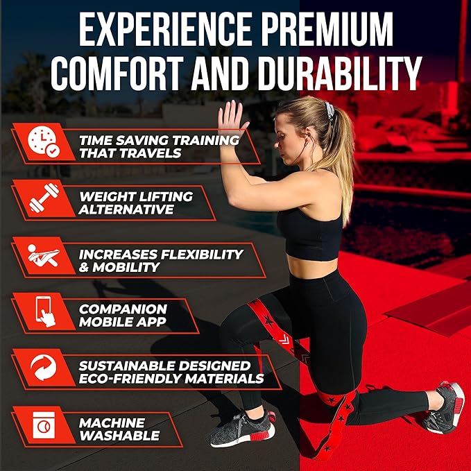 Two8 Bands Multi Loop Resistance Band for Working Out - Home Gym Loop Resistance Bands for Women & Men, Athletic Rehab Equipment Workout Loops, Sports Fitness Gear