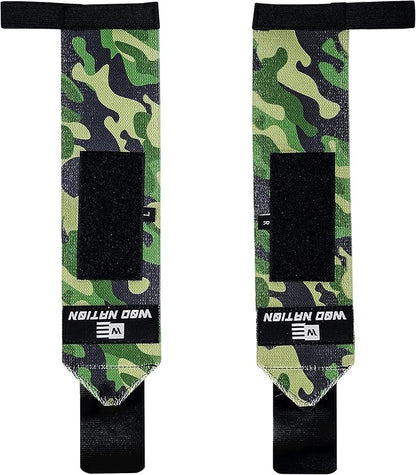 WOD Nation Wrist Wraps for Weightlifting & Strength Training – Professional Gym Straps w/Thumb Loop for Men & Women