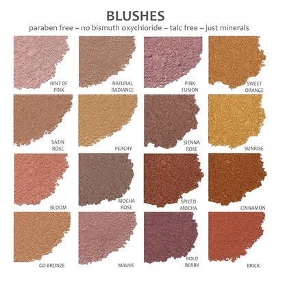 Demure Mineral Blush (Pink Fusion) - Loose Powder, Natural, Professional, Cruelty Free Makeup