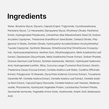 Medicube Exosome Cica Tea Tree Cream for Sensitive Skin with Centella Asiatica help reduce redness and breakouts. | Low-irritating, Moisturizing Daily Texture Care | Korean Skincare | 1.7 fl oz