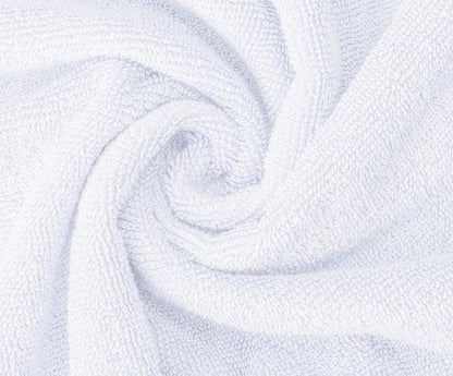 Oakias Premium Towel Set 600 GSM 8 Piece White - 100% Ring Spun Cotton Highly Absorbent Towels Set - Super Soft Bathroom Towel Set - Hotel Quality Double Stitched Hem - Ideal for Hotels, Spa, Gyms