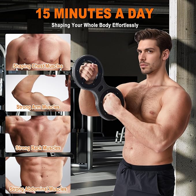 HOTSWEAT Burn Machine, Adjustable Rotator Machine, Arm Workout Equipment wirh 360 Degree Rotation, Arm Exerciser Forearm Strength Trainer for Home Gym