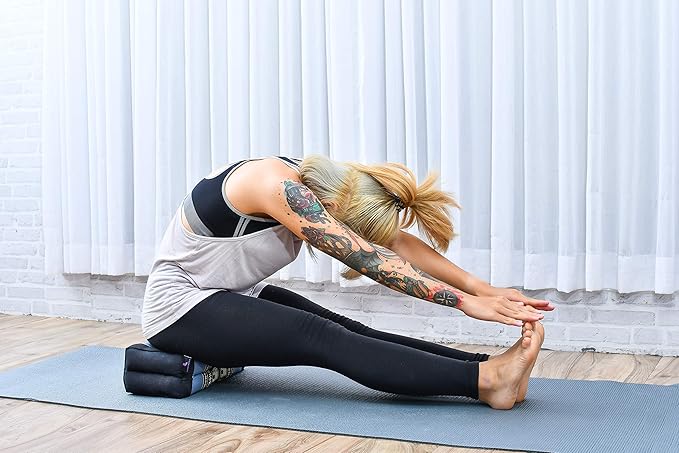 Leewadee Yoga Block – Floor Cushion for Yoga Practice, Meditation Seat Cushion for Workouts Filled with Kapok