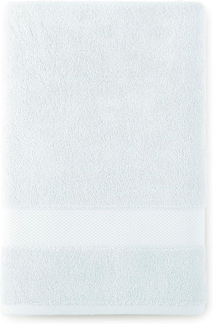 Peacock Alley Diamond 6 Piece Towel Set - Luxurious 100% Long-Staple Turkish Cotton - Soft, Absorbent & Fast Drying, Glacier