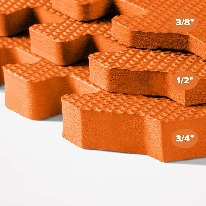 We Sell Mats 3/8 Inch Thick Multipurpose Exercise Floor Mat