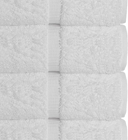 Chakir Turkish Linens | Hotel & Spa Quality 100% Cotton Luxury Turkish Towels | Soft & Absorbent (30x60 Inches Extra Large Bath Towels, Set of 4 - White)