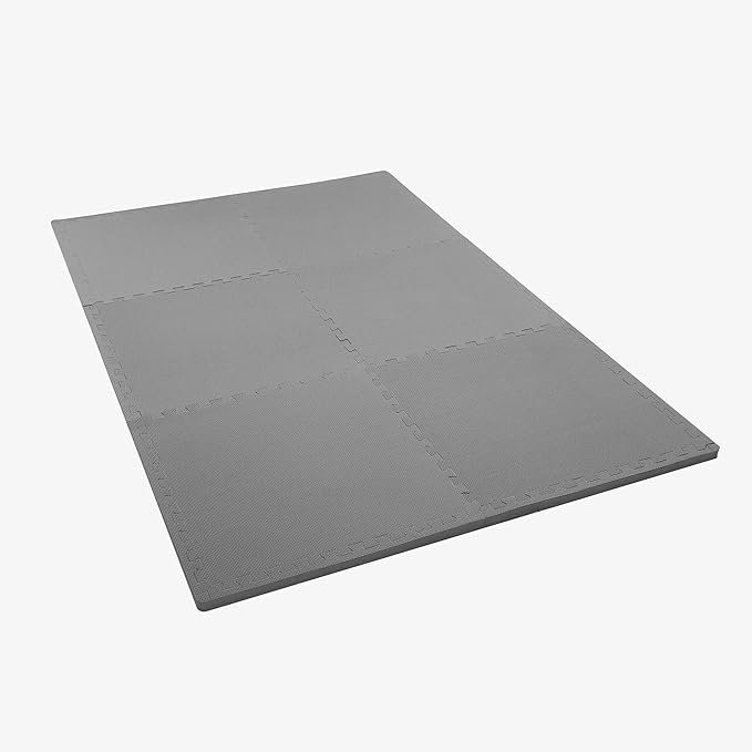 IncStores Fitness Foam Flooring Tiles | Low-Profile Interlocking Foam Tiles for Lightweight Floor Protection in Your Home Gym, Playroom, and More