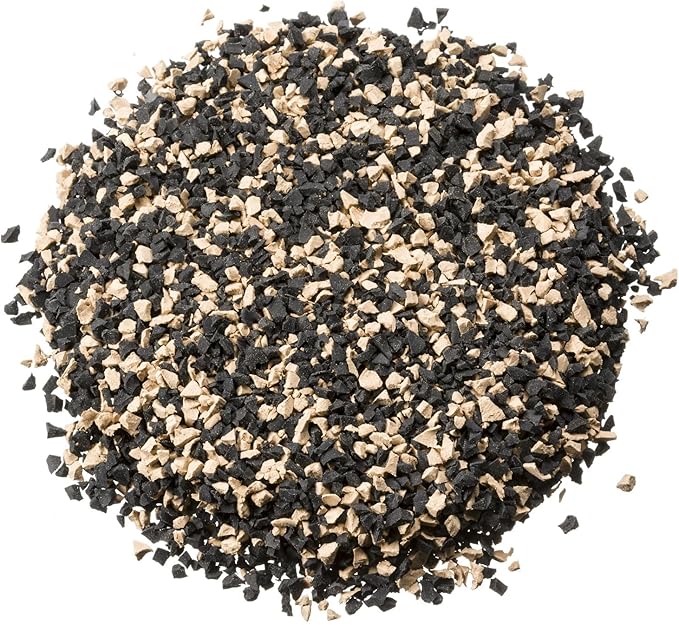 Poured-in-Place Surfacing Repair Kit Fix Rubber Playground (Tan/Black, XL)