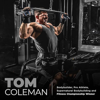 RDX Weight Lifting Hooks for Deadlifting (Pair) - 600Lbs Capacity - 8MM Neoprene Wrist Support Wraps - Grip Enhancer for Pull Ups Lat Pulldowns Rows - Adjustable Gym Workout Power Straps for Men Women