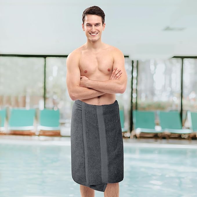 Utopia Towels 6 Pack Medium Bath Towel Set, 24 by 48 Inches, 500 GSM 100% Ring Spun Cotton, Lightweight and Highly Absorbent Quick Drying Premium Towels for Hotel, Spa and Bathroom, Grey